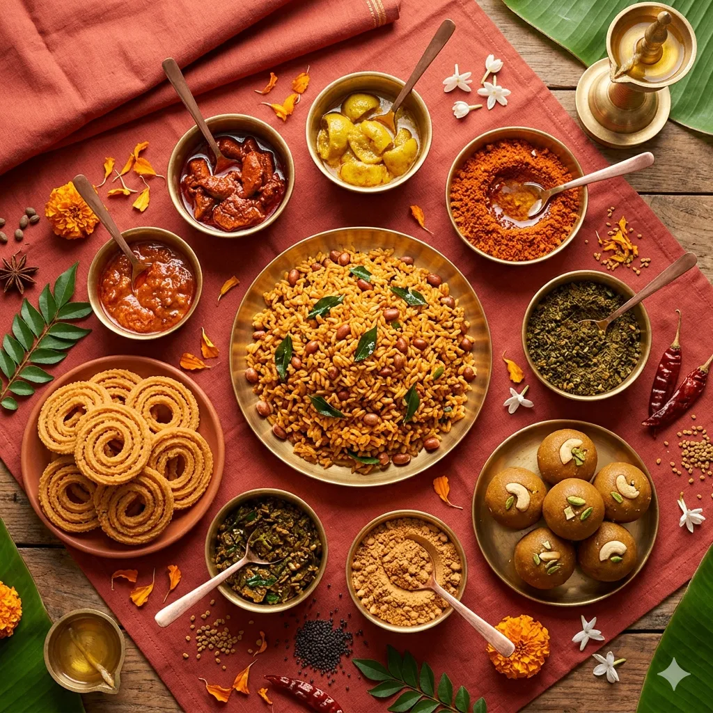 Handmade Rayalaseema pickles and condiments in jars